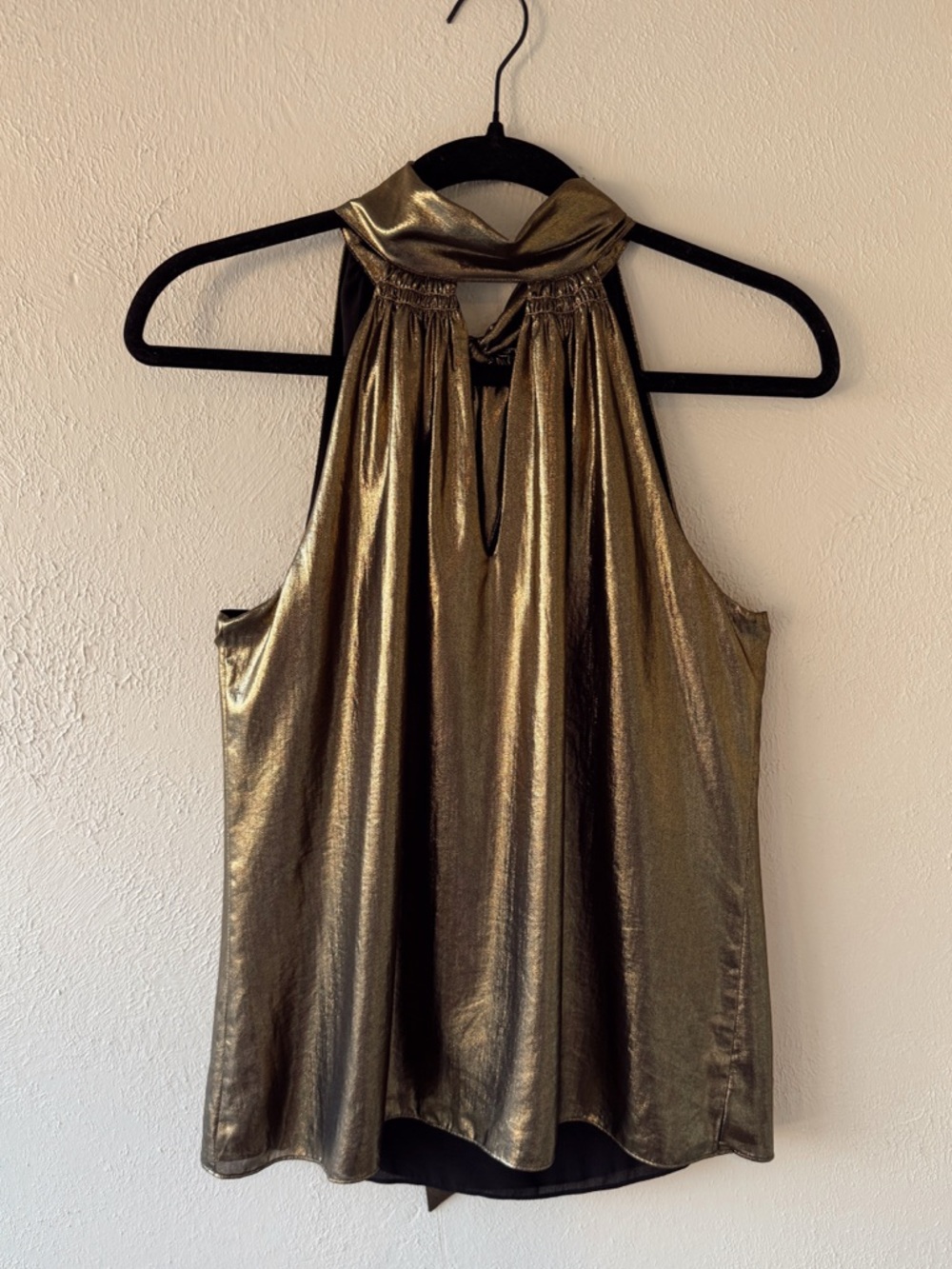 Ramy Brook New York Lola Halter Top in Copper